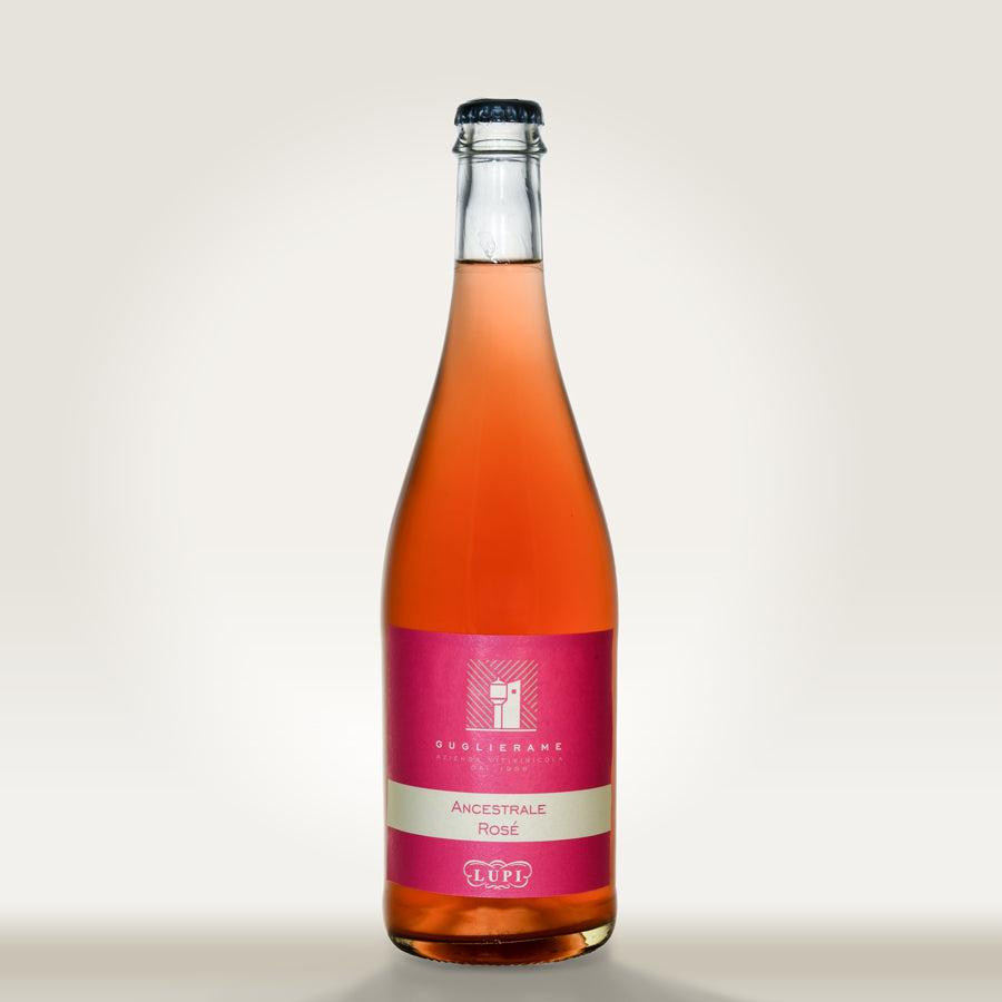 Ancestrale rosé - Guglierame - vino rosato frizzante metodo ancestrale